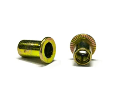 Rebite Fixador Rosco Interna Aba Plana Aço carbono