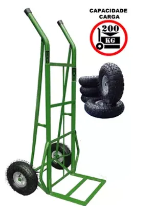 Carrinho Tubular Barra Chata Reforçado Transporte Bebidas