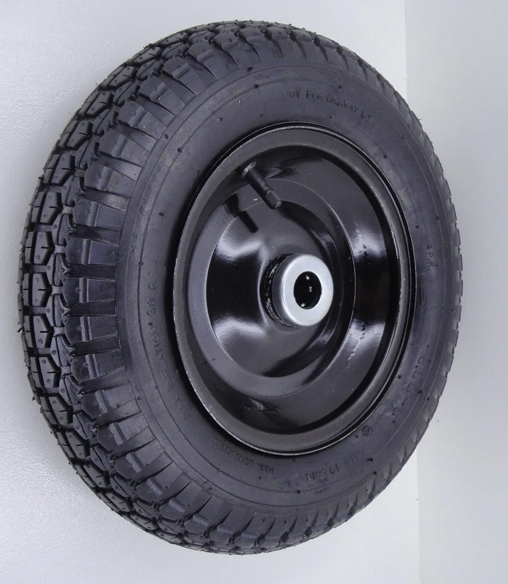 Pneu com Roda Carrinho Plataforma, Carga e Descarga