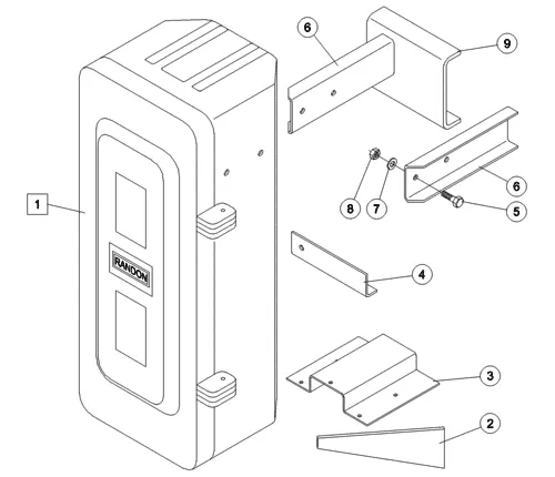 Caixa de Extintor de Incêndio para Transporte Perigosos