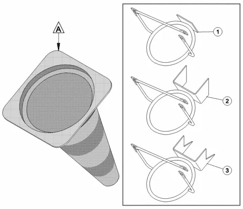 Cone e Suporte para Kit MOOP