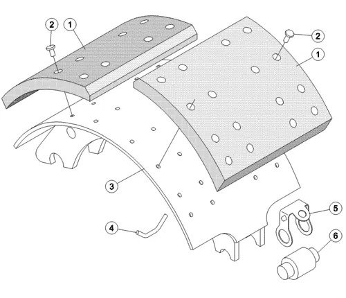 Conjunto Patim Lona de Freio