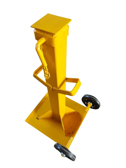 Pé movel de segurança para desengatar carretas